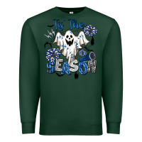 Sports Green Tis' The Season Cheer Ghost Premium Sweatshirt - BarkalooDesign