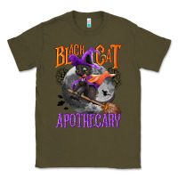 Army Green Black cat apothecary Classic Tee - NancyCooperArtShop