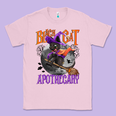 Black Cat Apothecary Classic Tee Designed By Nancycooperartshop