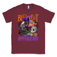 Burgundy Black cat apothecary Classic Tee - NancyCooperArtShop