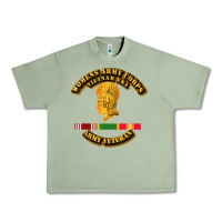 Oil Green Womens Army Corps Vietnam Era Veteran Mother Day Gift Urban Heavy Tee - trangStudio
