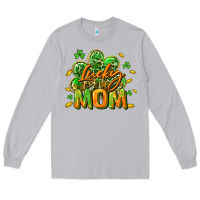 Moon Dust Lucky Mom  St. Patrick's Day Long Sleeve Tee - CowGirlArtShop