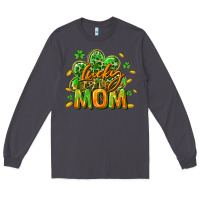 Smoke Lucky Mom  St. Patrick's Day Long Sleeve Tee - CowGirlArtShop