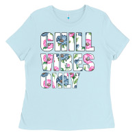 Baby Blue Chill Vibes Only Ladies Tee - Bettercallsaul