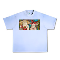 Grape Ice Charolais bull and calf Urban Heavy Tee - RanaPortraitStore