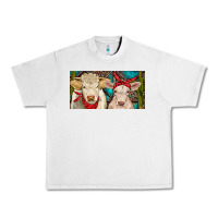 Lunar Rock Charolais bull and calf Urban Heavy Tee - RanaPortraitStore