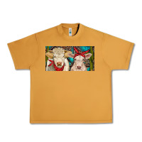 Peanut Butter Charolais bull and calf Urban Heavy Tee - RanaPortraitStore