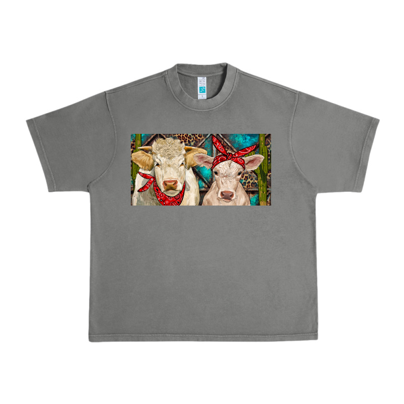 Charolais Bull And Calf Urban Heavy Tee by RanaPortraitStore | Teevron