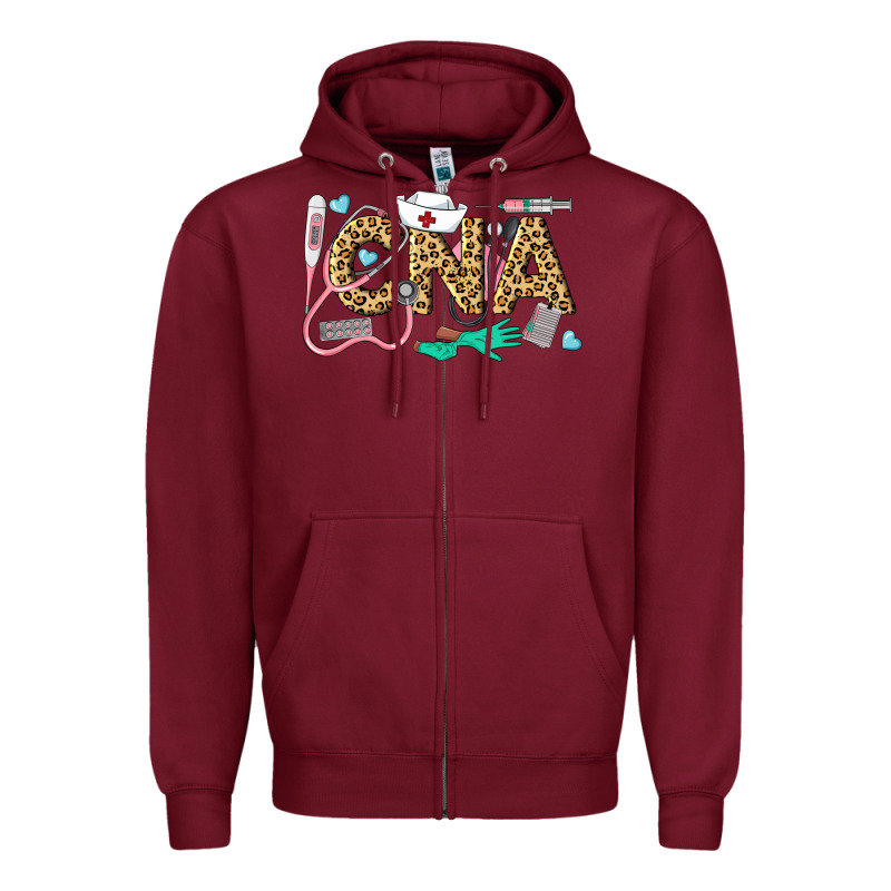 Western Certified Nursing Assistant Zipper Hoodie by LillyAllenDesigns | Teevron