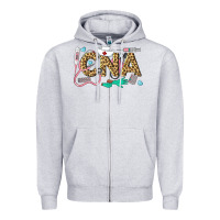 Heather Grey Western Certified Nursing Assistant Zipper Hoodie - LillyAllenDesigns