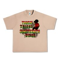 Burro thick thighs juneteenth vibes cowgirl Urban Heavy Tee - CowGirlArtShop
