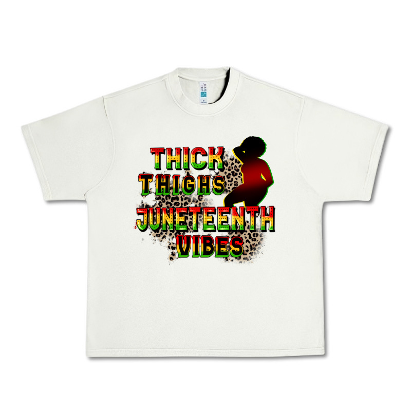 Thick Thighs Juneteenth Vibes Cowgirl Urban Heavy Tee by CowGirlArtShop | Teevron