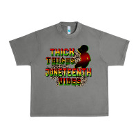 Tornado thick thighs juneteenth vibes cowgirl Urban Heavy Tee - CowGirlArtShop