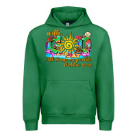 Emerald with god all things are possible summer Urban Hoodie - AdoDesignShop