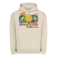 With God All Things Are Possible Summer Urban Hoodie | Teevron