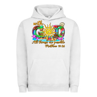 Pigment Lunar Rock with god all things are possible summer Urban Hoodie - AdoDesignShop