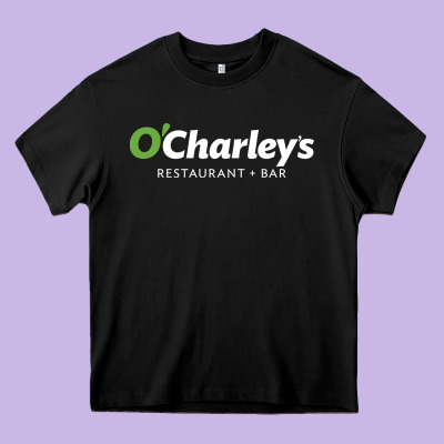 O'charley's Resto And Bar Heavy Core Tee Designed By Inspiradesign