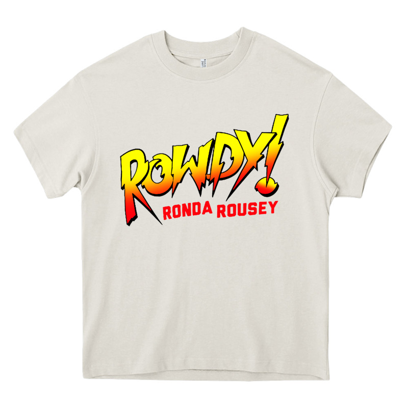 Ronda Rousey Merch Rowdy Ronda Rousey Shirt Heavy Core Tee by InspiraDesign | Teevron