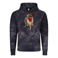 Cloud Black deer gnome Vintage Hoodie - CowGirlArtShop