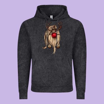 Deer Gnome Vintage Hoodie Designed By Cowgirlartshop