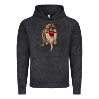 Vintage Black deer gnome Vintage Hoodie - CowGirlArtShop