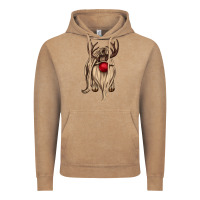 Vintage Coffee deer gnome Vintage Hoodie - CowGirlArtShop