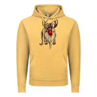 Vintage Mustard deer gnome Vintage Hoodie - CowGirlArtShop