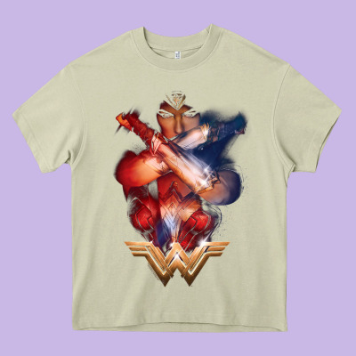 Wonder Woman Movie Arms Crossed T Shirt Heavy Core Tee Designed By Inspiradesign
