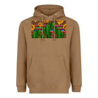 Toasted Coconut sunflowers and cactus license plate Heavyweight Hoodie - Artiststas