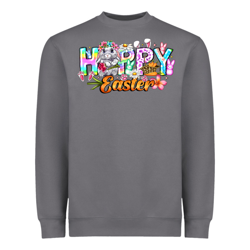 Happy Easter Heavyweight Sweatshirt by CowhideDigitalArt | Teevron