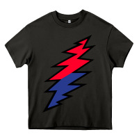 Asphalt Lazy Lightning Bolt Heavy Core Tee - InspiraDesign