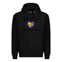 Black totally au some Premium Hoodie - CowhideDigitalArt