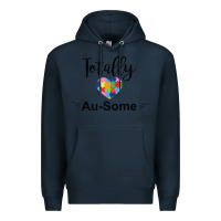 Navy totally au some Premium Hoodie - CowhideDigitalArt