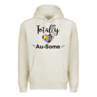 Oatmeal Heather totally au some Premium Hoodie - CowhideDigitalArt