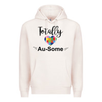 Pale Pink totally au some Premium Hoodie - CowhideDigitalArt