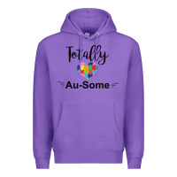 Purple totally au some Premium Hoodie - CowhideDigitalArt