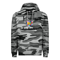 Slate Camo totally au some Premium Hoodie - CowhideDigitalArt