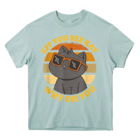 Arona funny retro sunset eff you see kay why oh you cat lovers t shirt Heavy Core Tee - ArtChic