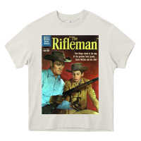 Cream The Rifleman Retro Western Heavy Core Tee - ArtChic