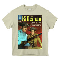 Mossy The Rifleman Retro Western Heavy Core Tee - ArtChic