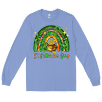 Colony Blue St. Patrick's Day rainbow Long Sleeve Tee - HowdyJamesFarm