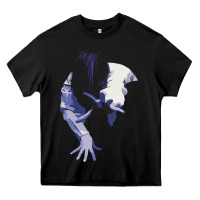 Black sadako 1 Heavy Core Tee - ArtChic