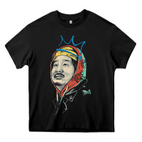 Black animated bobby lee tiger belly Heavy Core Tee - ArtChic
