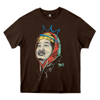 Chocolate Brown animated bobby lee tiger belly Heavy Core Tee - ArtChic