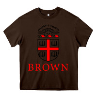 Chocolate Brown brown university Heavy Core Tee - ArtChic