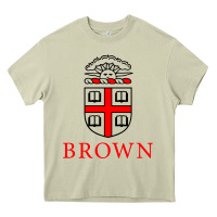 Mossy brown university Heavy Core Tee - ArtChic