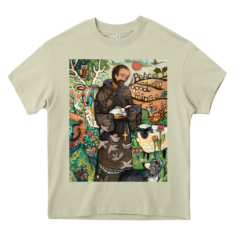 Saint Francis Heavy Core Tee by ArtChic | Teevron