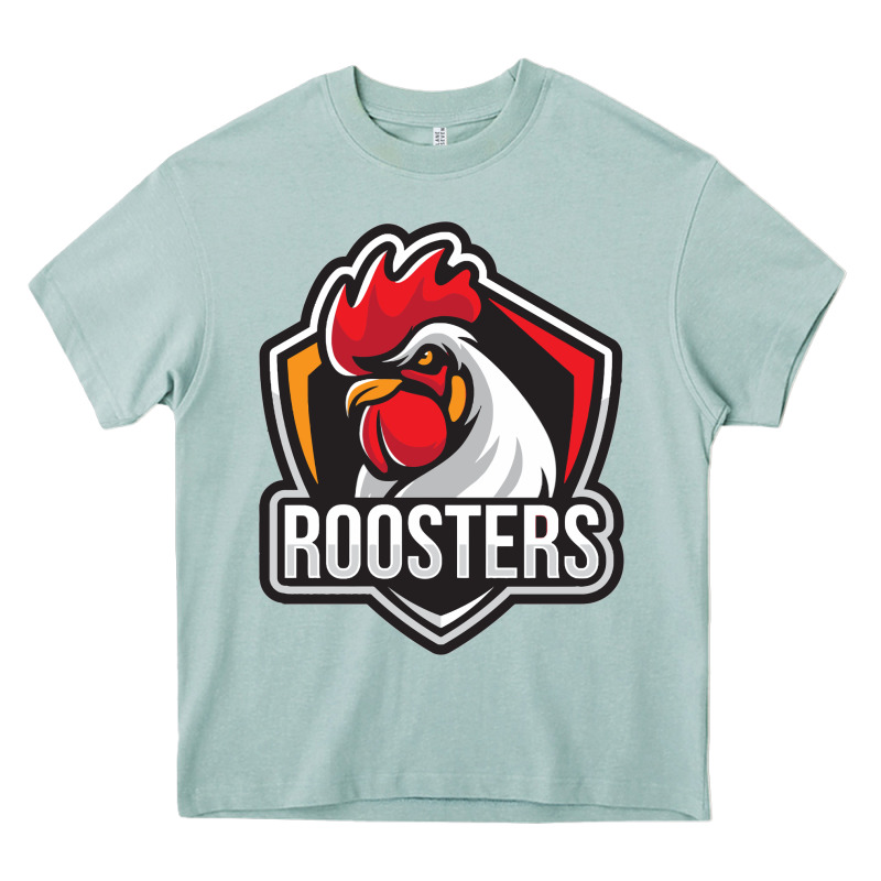 Rooster Art Heavy Core Tee by ArtChic | Teevron