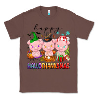 Chestnut happy hallothanksmas pigs Classic Tee - texasbilliewilder