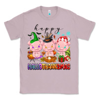 Lilac happy hallothanksmas pigs Classic Tee - texasbilliewilder
